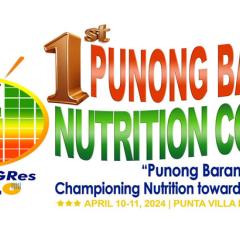 1ST PUNONG BARANGAY NUTRITION CONGRESS